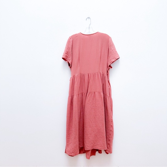 Universal Thread gauze Midi Wrap Dress - Picture 6 of 9